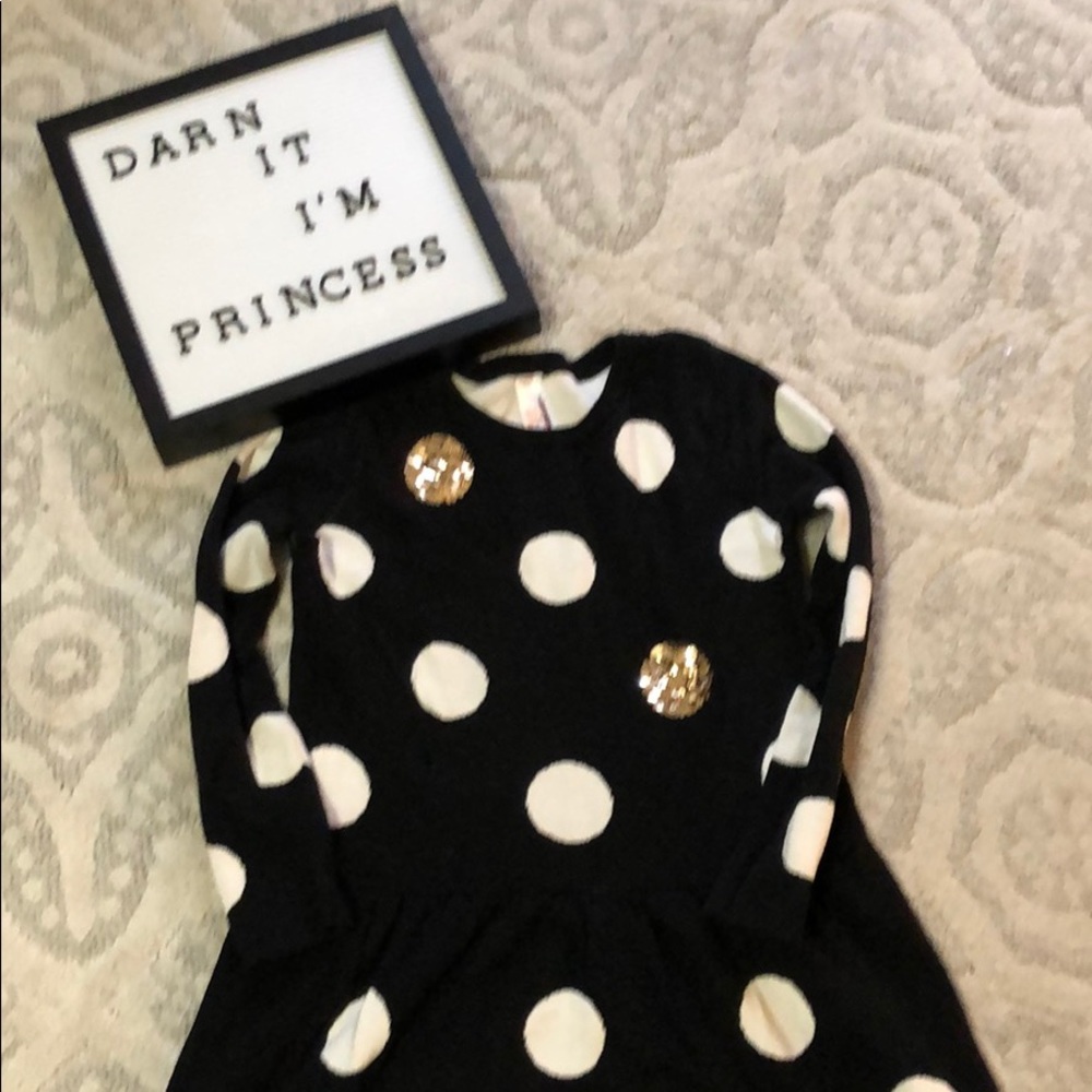 Cute polka dot girl dress
